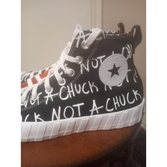 Converse Men's Sz 10.5 Not A Chuck 70 Hi UNT1TL3D Sneakers Black High Top Shoes - Picture 9 of 14